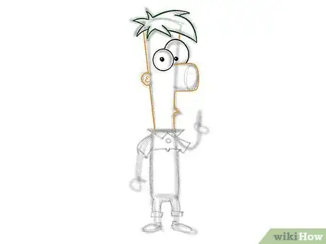 Image titled Draw Ferb Fletcher from Phineas and Ferb Step 11