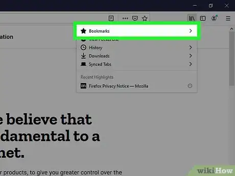 Image titled Delete a Bookmark in Mozilla Firefox Step 2