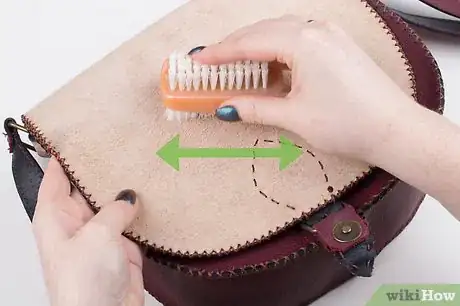 Image titled Clean Stains off a Suede Purse Step 2