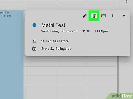 Image titled Remove an Event from Google Calendar on PC or Mac Step 4