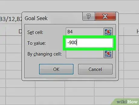 Image titled Use Goal Seek in Excel on PC or Mac Step 7