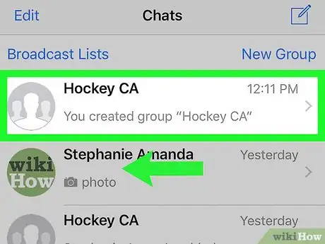Image titled Mute a Group Chat on WhatsApp on iPhone or iPad Step 3
