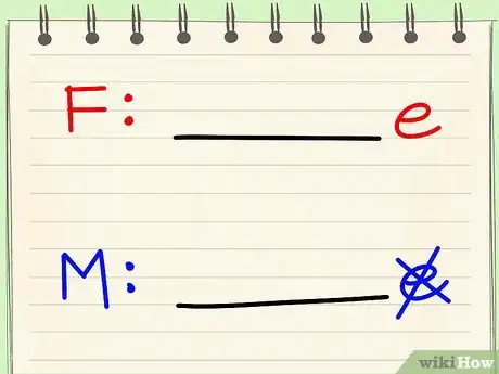 Image titled Change Masculine Nouns to Feminine Nouns in French Step 1