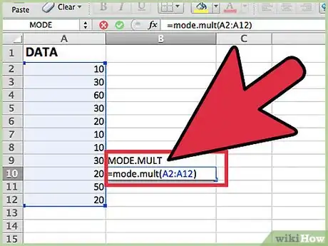 Image titled Calculate Mode Using Excel Step 6