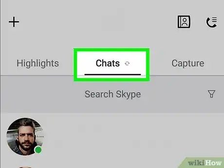 Image titled Hide and Unhide Skype Conversations on Android Step 2
