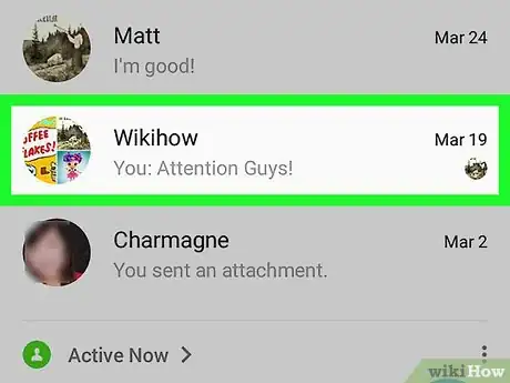Image titled Leave a Group Chat on Facebook Messenger on Android Step 3