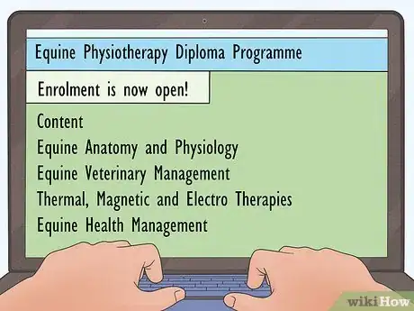 Image titled Become an Equine Physiotherapist Step 1