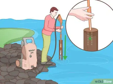 Image titled Install Posts in the Water for a Dock or Pier Step 6