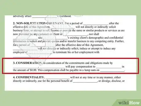 Image titled Draft an Employee Noncompete Agreement Step 10