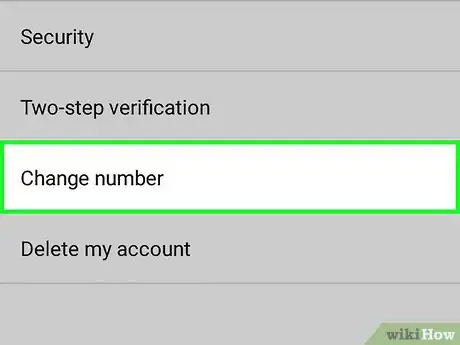 Image titled Change Your Phone Number in WhatsApp Step 13