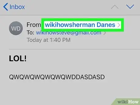 Image titled Block Senders in the Mail App on iPhone or iPad Step 4