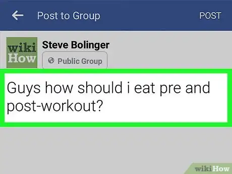 Image titled Post to a Facebook Group on Android Step 6
