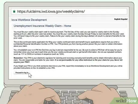 Image titled File for Iowa Unemployment Step 15