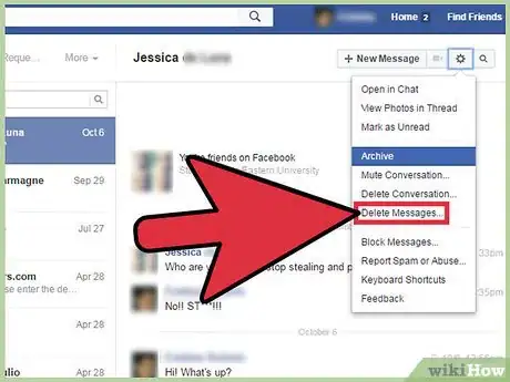 Image titled Hide a Facebook Message Step 6