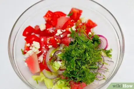 Image titled Make Greek Watermelon Salad Step 6