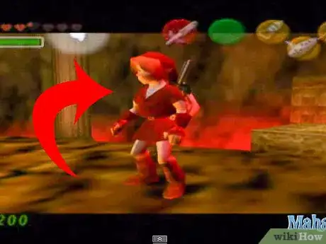 Image titled Defeat Volvagia in Zelda Ocarina of Time Step 1