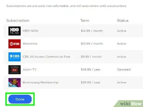 Image titled Cancel Showtime on a Roku Step 7