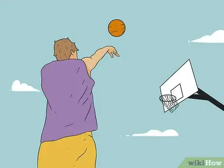 Image titled Do a Hook Shot in Basketball Step 1