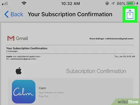 Image titled Copy Emails from Gmail on iPhone or iPad Step 7