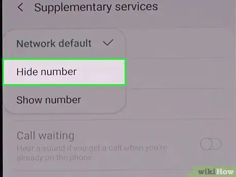 Image titled Hide Your Caller ID on Android Step 6