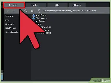Image titled Synchronize Video Tracks Using the Audio in MAGIX Movie Edit Pro Step 2