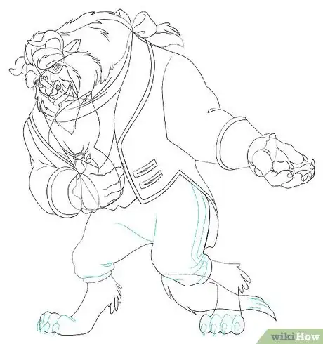 Image titled Draw the Beast from Beauty and the Beast Step 7