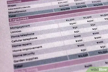 Image titled Create a Budget Sheet Step 4