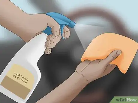 Image titled Clean a Leather Steering Wheel Step 2