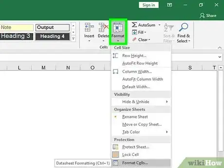 Image titled Hide Cell Formulas in Excel Step 6