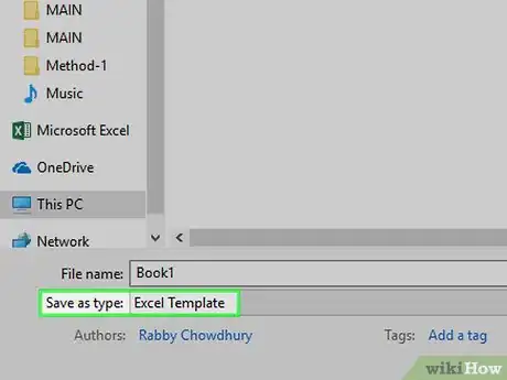 Image titled Create a Template in Excel on PC or Mac Step 5