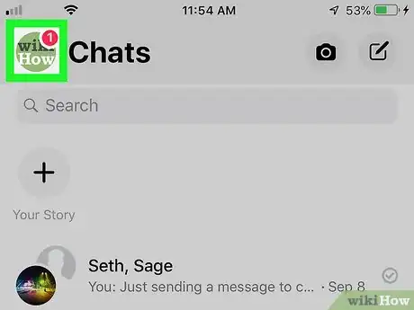 Image titled Activate Night Mode in Messenger Step 2