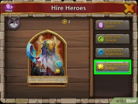 Image titled Collect a Lot of Heroes on Castle Clash Step 9