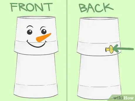 Image titled Make Foam Cup Snowmen Step 8