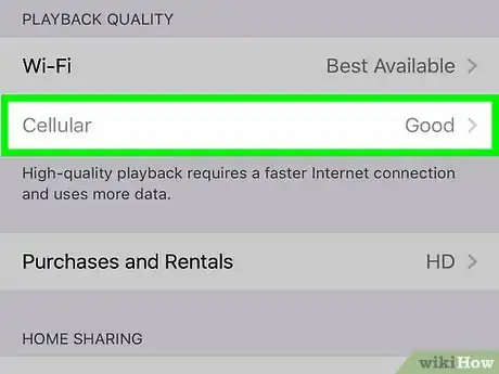 Image titled Change Playback Quality for the TV App on an iPhone Step 6