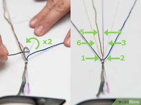 Image titled Make a Candy Stripe Friendship Bracelet Step 13