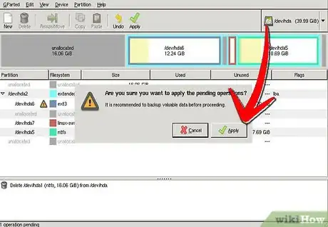 Image titled Remove a Hard Drive Partition Using Gparted Step 10