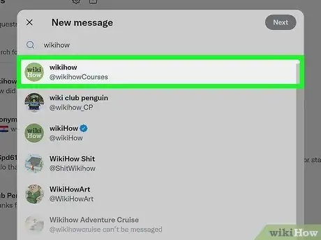 Image titled Send a Private Message on Twitter Step 12