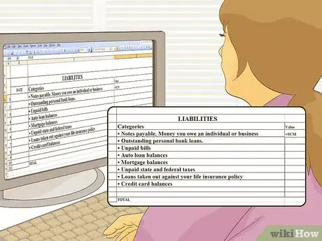 Image titled Create Personal Financial Statements for Business Owners Step 7
