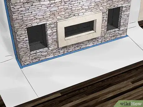 Image titled Paint a Fireplace Step 14