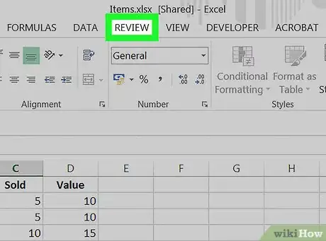 Image titled Share an Excel File on PC or Mac Step 2