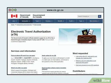 Image titled Get a Canadian Visa Step 2
