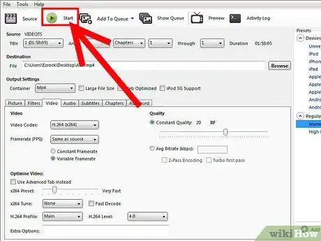 Image titled Rip Dvd Movie to Mkv by Handbrake Step 7