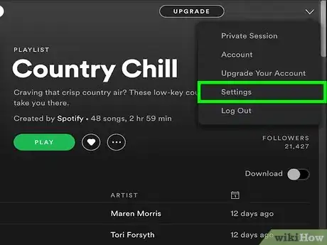 Image titled Change the Streaming and Download Sound Quality on Spotify Step 14