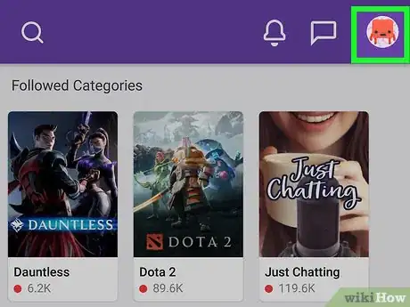 Image titled Customize Your Twitch Stream on Android Step 2