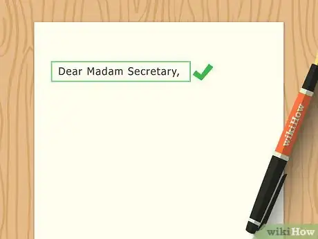 Image titled Write to Hillary Clinton Step 1