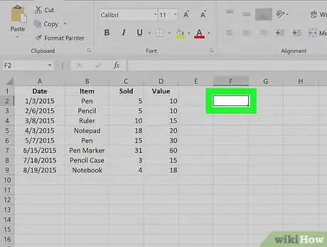 Image titled Insert an Object in Excel Step 11