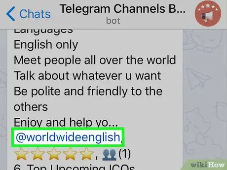 Image titled Add Telegram Channels on iPhone or iPad Step 18