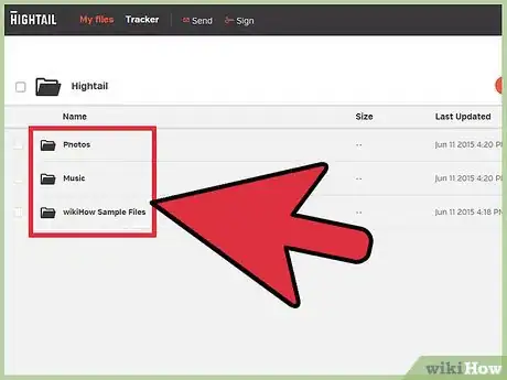 Image titled Upload and Download Files on Hightail Step 4