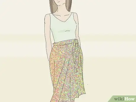 Image titled Wear a Wrap Around Skirt Step 1