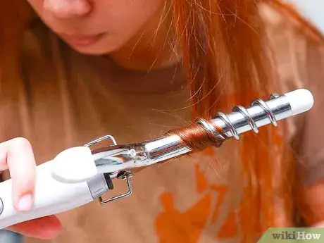 Image titled Curl Your Hair with Tongs Step 10